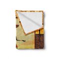 thumbnail image 2 of African Soft Flannel Fleece Throw Blanket, Girl Dressed in Under Sun Folk Culture Inspirations, Cozy Plush for Indoor and Outdoor Use, 60" x 80", Multicolor, by Ambesonne, 2 of 6