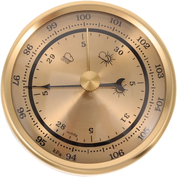 GJX Portable Barometer Household Barometer Dial Design Barometer Multi-use Barometer