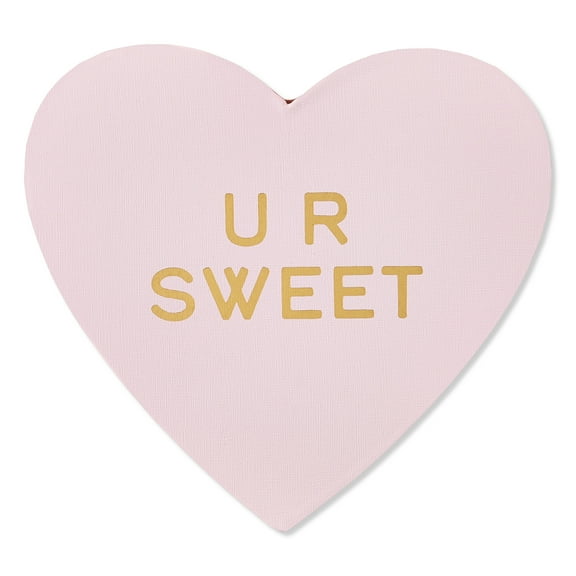 Heart-Shaped Gift Box, Pink, 6" x 6" x 2", Valentine's Day by Way To Celebrate