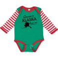 thumbnail image 3 of Inktastic Someone in Alaska Loves Me Boys or Girls Long Sleeve Baby Bodysuit, 3 of 5