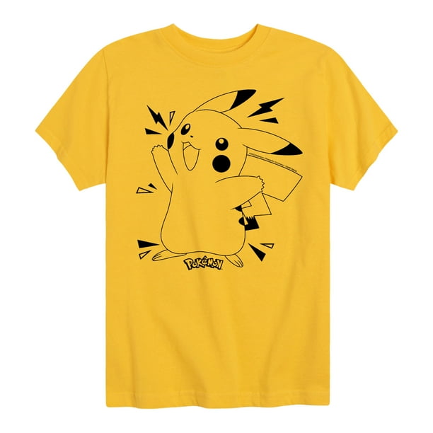 Pokemon - Pokedex Pikachu - Youth Short Sleeve Graphic T-shirt 