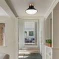 thumbnail image 3 of C Cattleya Matte Black Color Temperature Selectable 3000K/4000K/5000K Dimmable LED Flush Mount, 3 of 7