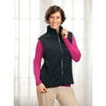 thumbnail image 3 of Polar Fleece Vest by Sawyer Creek Studio, Micro Fleece - Black, X Large, 3 of 6