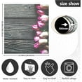 thumbnail image 3 of Wooden Board and Pink Roses Dishwasher Magnet Cover Front Door Decorative Refrigerator Covers Magnetic Sheet Sticker Wash Machine Fridge Panel Decal for Kitchen Appliance 23x26 in, 3 of 6