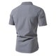 thumbnail image 5 of pstuiky Camisas de manga corta para hombre, Camiseta de manga corta para hombre, color liso, con solapa y botones, a la moda camisas casuales para hombre xl, 5 of 5