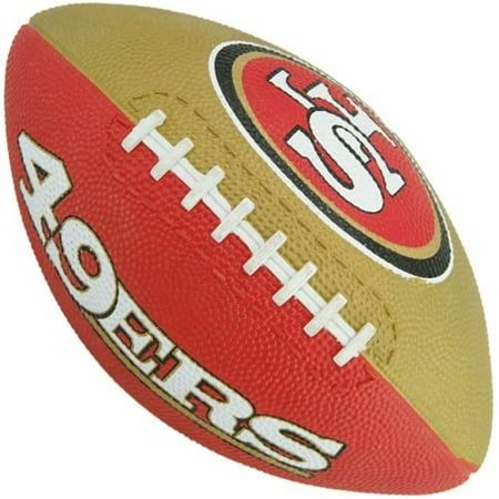 San Francisco 49ers Brown Football - San Francisco 49ers Youth Cardinal-Gold Hail Mary Rubber Football - No Size