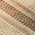 thumbnail image 4 of Bravado Indoor/Outdoor Brown Ikat 8' Round Non-Skid Area Rug, 4 of 5