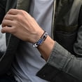 thumbnail image 6 of YYKihy Retro Leather Guitar Bracelet Unique Wristband With Stainless Clasp Rock Jewelry For Music Enthusiasts Accessory For Men And Women, 6 of 9