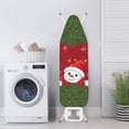 thumbnail image 3 of HELLHERO Ironing Board Cover 3 Fasteners Soft Snowman and Snowflake Dustproof Covers Ironing Cover for Friends, 3 of 5