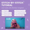 thumbnail image 3 of Kit de ganchillo para galletas Jellyfish Jenny con tutorial de puntadas, 3 of 7
