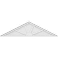 thumbnail image 3 of Ekena Millwork 60"W x 16"H x 2"P (Pitch 6/12) Peaked Cap 4 Spoke Architectural Grade PVC Pediment, 3 of 8