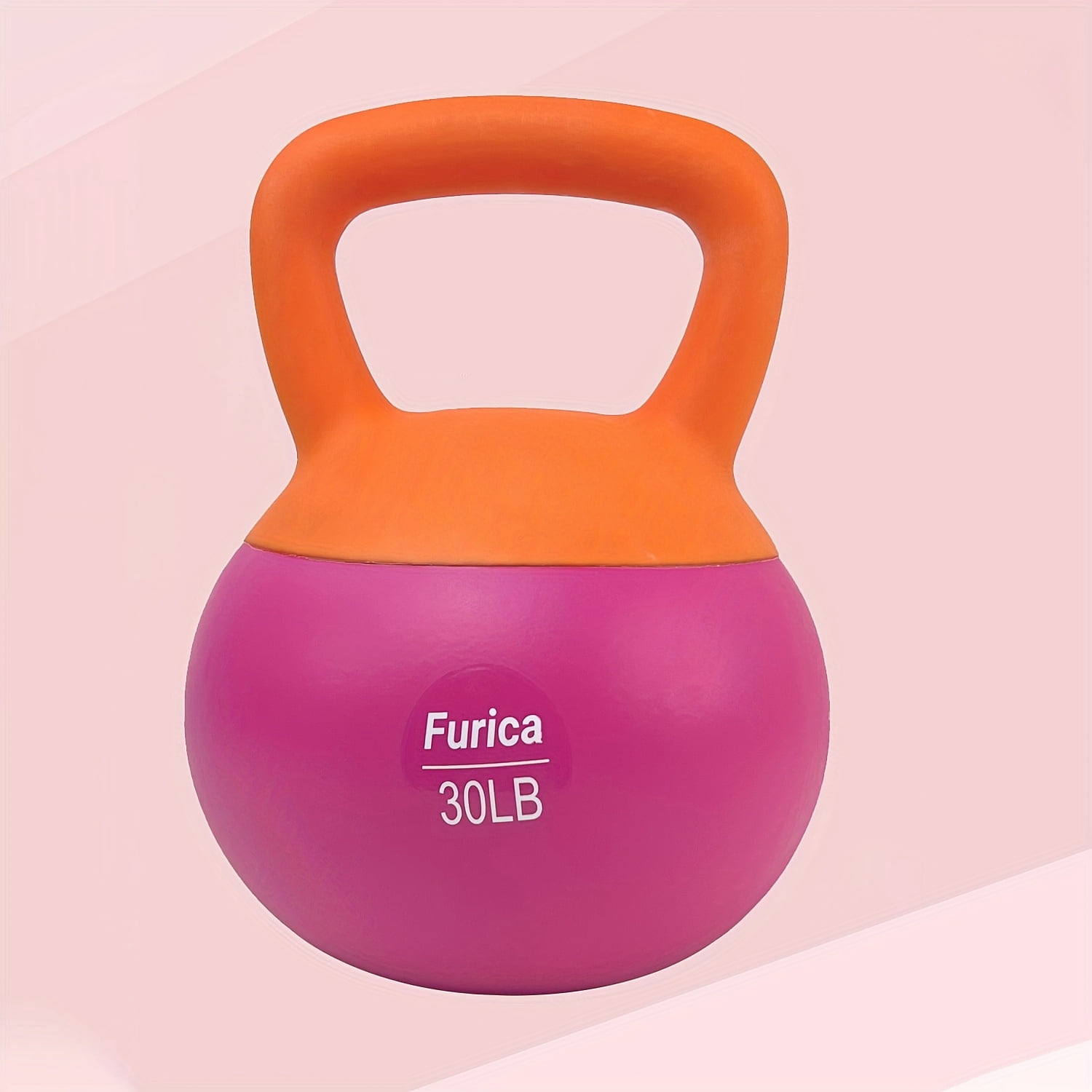 Rose Soft Dumbbell, 5-25LB PE Hand Weight, Safe Body Protection Design, Strength Training Dumbbell for Home Gym, Fat Burning & Daily Fitness