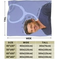 thumbnail image 3 of Blanket Derek Actors Shepherd Throw Flannel Blankets Warm Soft Cozy Fuzzy Air Conditioning Blanket for Living Room Sofa Bed Gift Blankets for All Seasons 30"x40", 3 of 6