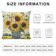 thumbnail image 5 of BANET Pillow Cover Decorative Throw Pillow Case Yellow Outdoor Sofa Couch Farmhouse Decor for Home Summer Fall Spring Winter White, 5 of 5