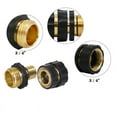 thumbnail image 5 of TOPRenddon 3/4 Inch Garden Hose Quick Connector, Aluminum Male and Female Quick Connect Garden Hose Fittings, Quick Release Water Hose Connector Fitting, 4 Pack, 5 of 9