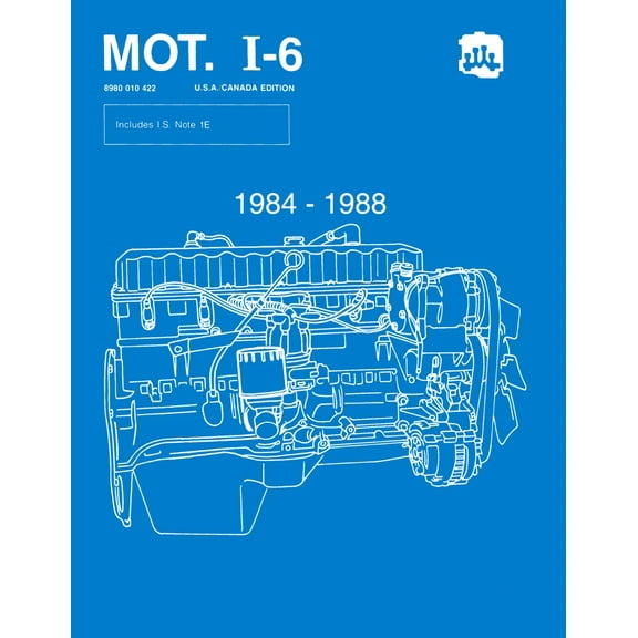 Detroit Iron OEM 1984 - 1988 Jeep 4.0/4.2L Six Cylinder Engine Component Service Manual
