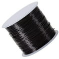 thumbnail image 3 of Elastic String Colored Beads Cord Strong Stretch for Beading Jewelry Making Black 60mx0.8mm, 3 of 8