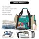 thumbnail image 5 of Easygdp Cool Dino Playing Skateboard Bolsa de Gimnasio, Bolsa de Viaje Duffel, Bolsa de Fin de Semana con Compartimentos, Bolsa de Mano para Noche, 5 of 7