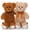 Brown and Dark Brown, variant on Tezituor 2 Pack Teddy Bear Stuffed Animal 18" Stuffed Teddy Bear Plush Toy