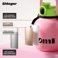 thumbnail image 3 of Sidagar 60 oz Stainless Steel Insulated Water Bottle with Straw and Handle, Pink, 3 of 7