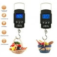 thumbnail image 3 of Electronic Hook Scale LCD , Digital Hanging Scale Fishing Scale Digital Hanging Fishing 50kg with 1meter Concealed Tape Measure, 3 of 5