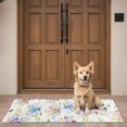 thumbnail image 4 of Pioneer Flower Floral Print Pattern Door Rugs,Washable Non Slip Door Mats Indoor,Decorative Door Mats,Entry Mat Indoor for Entrance,Bedroom,Kitchen,Bathroom,16"x47", 4 of 6