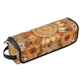 thumbnail image 2 of Hair Tool Organizer Bag with Heat Resistant Mat Removable Travel Storage Case for Hot Air Brushes Curling Irons Decorative Sun Design, 2 of 8