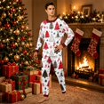 thumbnail image 2 of Lvotionpl 2026 Matching Family Christmas Pjs, Matching Christmas Pajamas Long Sleeve Top & Pants Set Matching Holiday Family Pajama Xmas Sets, 2 of 6