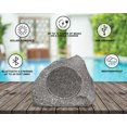 thumbnail image 3 of Homewell Outdoor Rock Speaker Solar-Powered Wireless Bluetooth 5.0 Portable Speaker Weatherproof for Patio, Pool, Deck, Yard, Garden and Home (1-Pack, Light Grey), 3 of 9