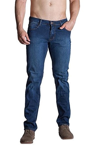 Straight Athletic Fit Jeans 