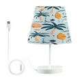 thumbnail image 2 of Surfboards Palm Trees Anchors Desk Lamp LED Table Nightstand Lamps with 3 Color Temperatures for Home Bedroom Living Room Decor 6x11, 2 of 8