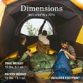 thumbnail image 5 of Open Box Coleman Premium 4 Person Backpacking Tent w/Waterproof Fabric, 5 of 7