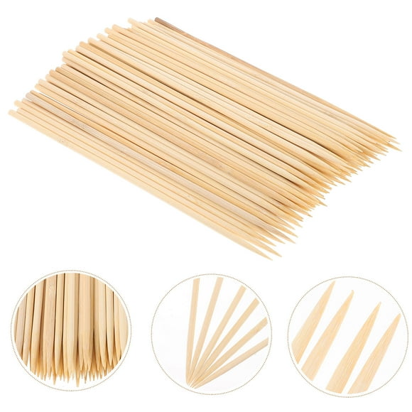 COOPHYA 200 Pcs Brochettes en Bambou Beige pour Coller la Viande 7.86x0.16x0.16 Po