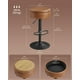 thumbnail image 5 of Taburete de bar VASAGLE EKHO, giratorio de 360°, altura ajustable con almacenamiento, 5 of 6