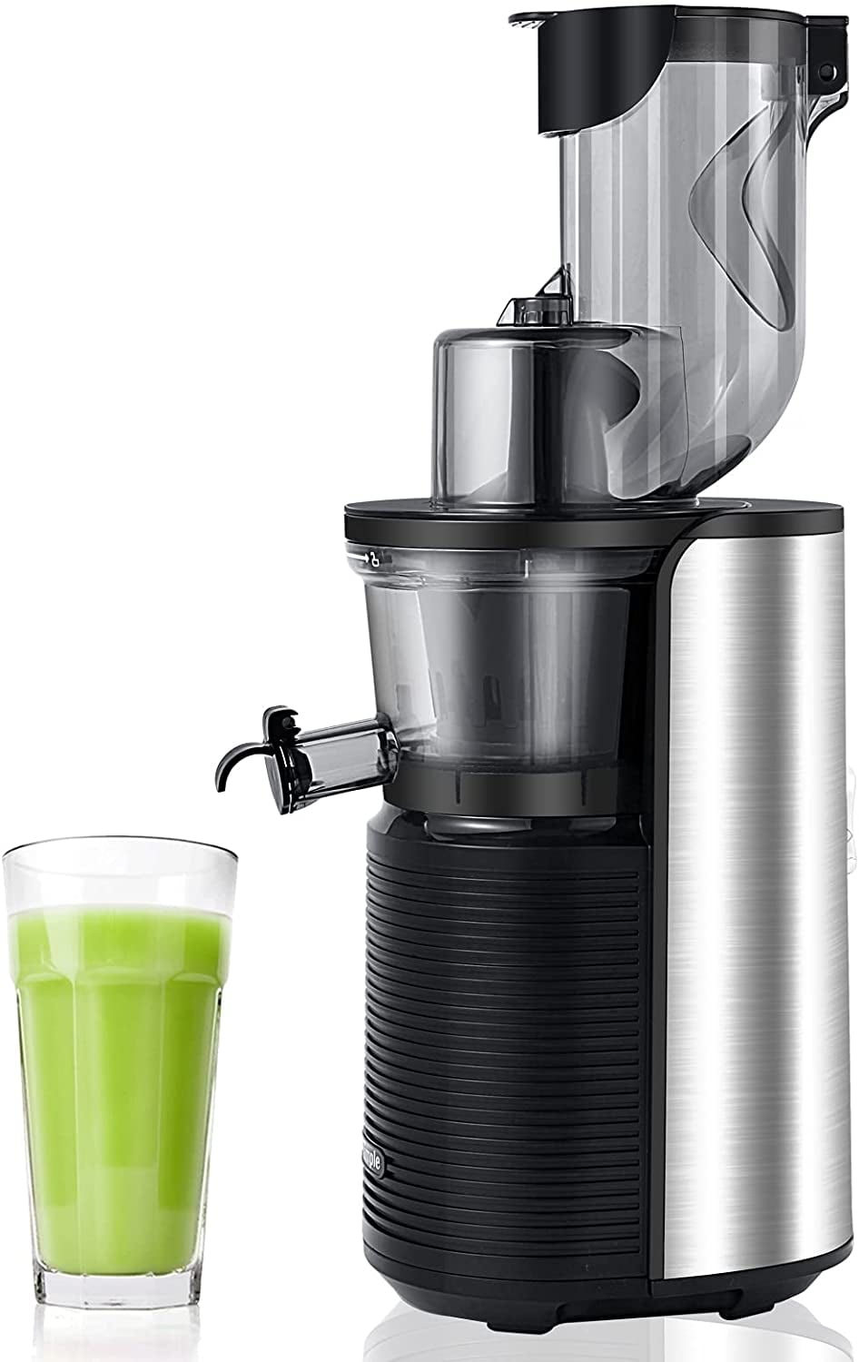 ROVKA Slow Masticating Juicer Extractor,3.15 Inches Wide Chute Cold Press Juicer for Easy Juice,High Juice Yield for Fruit and Vegetable 