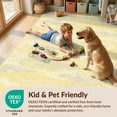 thumbnail image 4 of Design&I 8'x10' Washable Area Rug Extra Large Skid-Resistant Low Profile Abstract Minimalist Rgu Interlocking Featuring Asymmetrical Plush for Living Room, Family, 4 of 7