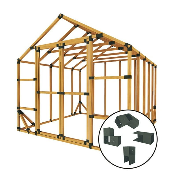10 ft. w x 10 ft. d custom diy storage shed kit by e-z