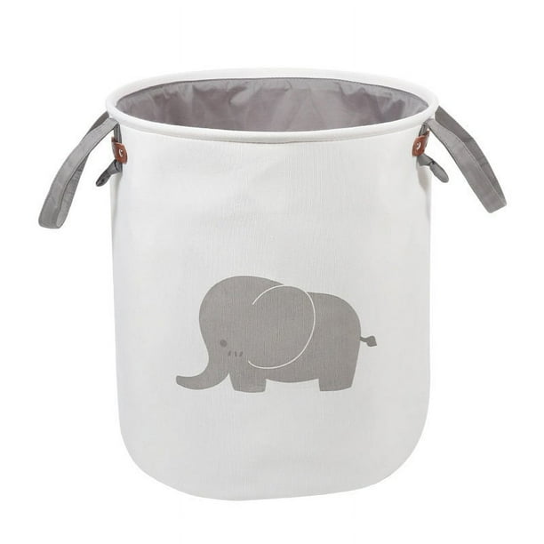 Cesto para la colada, cestas de almacenamiento, guardería, colección de lino y algodón para niños, organizador, tela de lona, bolsas plegables, juguetes para bebés, elefante