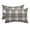 Black, Charcoal, White, variant on Buffalo Plaid Outdoor Pillows for Chaise Lounge Chair Waterproof Lumbar Pillows with Insert&Adjustable Elastic Strap Beach Headrest Pillow Crimson Red Farmhouse Gingham Striped Pool Pillow 11"x16"