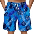 thumbnail image 3 of XINPING Men Swim Shorts Long Loose Fit Palm Tree Print Quick-Dry Beach Swimming Shorts with Pockets Anti-Chafe Beach Shorts Bathing Suits, 3 of 6