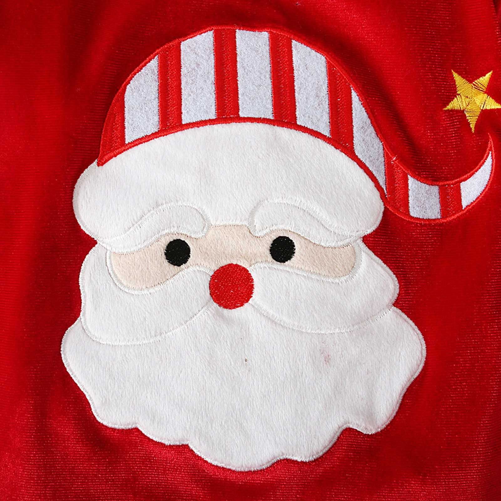 Otqutp Toddler Baby Kids Girls Fall Winter Clothes Christmas Patchwork O Neck Pullover Tops Pants Hat 3PCs Set Toddler Christmas Outfits(Z#Watermelon Red-1,2-3 Years)