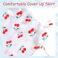 thumbnail image 5 of Girls Swimsuits with Cover Up Skirt 3 Piece Halter Triangle Bathing Suits Bikini Set for Size 5-13, 5 of 6