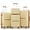 Apricot Cream, variant on Hardside Suitcase, Luggage Sets 4 Piece(14/20/24/28) PP Lightweight & Durable Expandable suitcase, Orange Hardside Luggage,Polypropylene Hardside Checked Luggage, Travel Luggage Hard Case Luggage