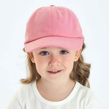 

Kids Boys Girls Outdoor Baseball Cap Toddlers Hat Adjustable Children Sun Hat For Boys Girls Sun Protection Summer Baby Bucket Cap