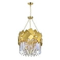 thumbnail image 2 of 1100P16-4-169-CWI Lighting-4 Light Down Chandelier with Medallion Gold Finish     -Traditional Installation, 2 of 2