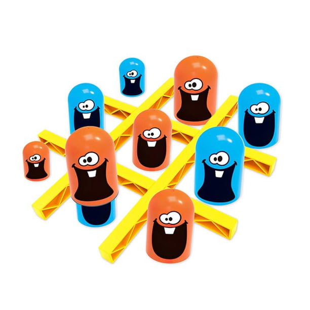Gobble Juego De Mesa Educativo Plástico Plástico Juego De Ajedrez Juguete Plástico Tic-Tac-Toe Juego Juguete Para Niños Niños Jardín De Infantes sonducket FN002125-00