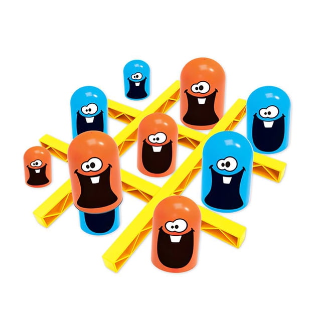 Gobble Juego De Mesa Educativo Plástico Plástico Juego De Ajedrez Juguete Plástico Tic-Tac-Toe Juego Juguete Para Niños Niños Jardín De Infantes eigraketly FN002125-00