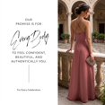 thumbnail image 4 of David’s Bridal, The Edit by DB Studio Women's Formal Empire Waist Ball Gown, Full Length, Satin, 4 of 7