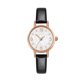 thumbnail image 1 of Reloj unisex de moda con esfera redonda y pantalla analógica de pulsera de cuarzo (banda negra con espejo blanco), 1 of 6