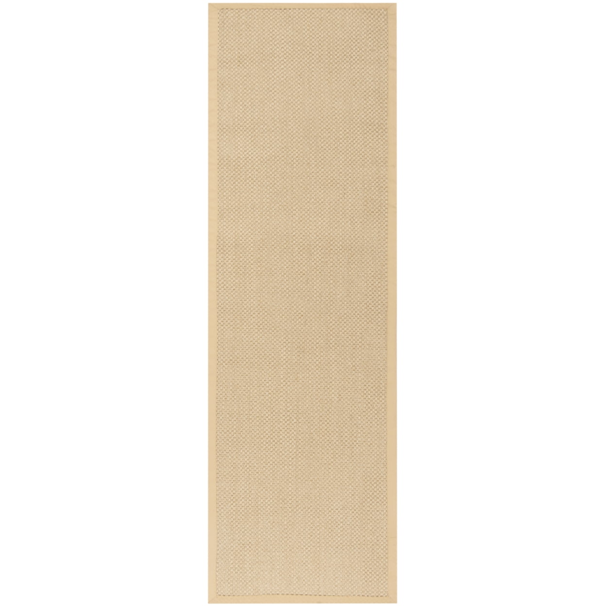 SAFAVIEH Natural Fiber Juniper Border Sisal Area Rug, Maize/Wheat, 4' x 6'